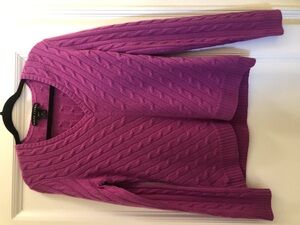 Ralph Lauren Black Label Cashmere Cable Knit Sweater - Mint Condition